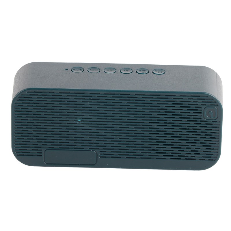 Mini Bluetooth Speaker Heavy Bass Dual Alarm Clock Portable Wireless