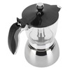 Yusat 6 Cups Stainless Steel Coffee Pot Italian Octagonal Household
