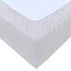 HOMELY IDEAS 200TC Egyptian Cotton Fitted Sheet 40CM/16 Inches Premiun