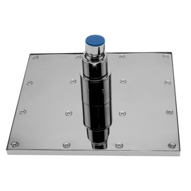 ALFI brand LED8S-PC Polished Chrome 8 inch Square Multi Color LED Rain Shower head