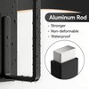 Heavy-Duty Magnetic Kitchen Roll Holder for Jumbo Rolls, Black