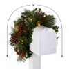 National Tree Company 36 in Pre-Lit Colonial Fir Artificial Christmas