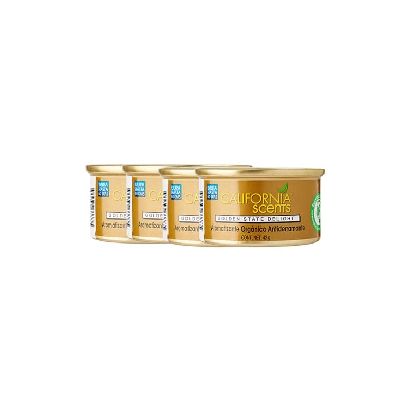 California Scents Air Freshener 4-Pack (Golden State Delight)