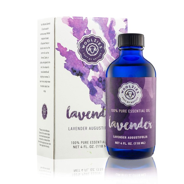 Woolzies Lavender Essential Oil - Aromatherapy Essential Oils for Diffuser