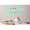 Mint Green Happy Birthday Bunting Banner Pastel Hanging Letters Party