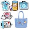 Yudisho 5 Pcs Bogg Bag Charm, Nurse Theme Charm, Rubber