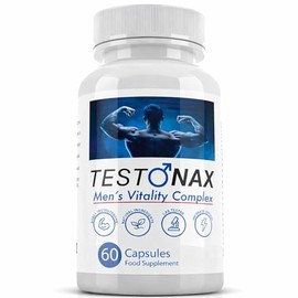 TestoNax Men’s Vitality Complex – 60 Capsules | Zinc & Botanical Blend | Daily Food Supplement for Men