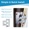 PalpitateC 3 Pack Mobile Home Door Hinges Compatible with Elixir