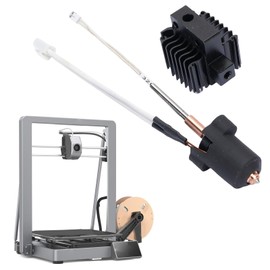 Luocute Ceramic Hotend Kit, Ceramic Heater, 0.8mm Nozzle, Extruder Print Head Kit Replacement for Ender 3 V3, Ender 3 V3 Plus 3D Printers with Heatsink, Suitable for PLA, ABS, PETG, TPU