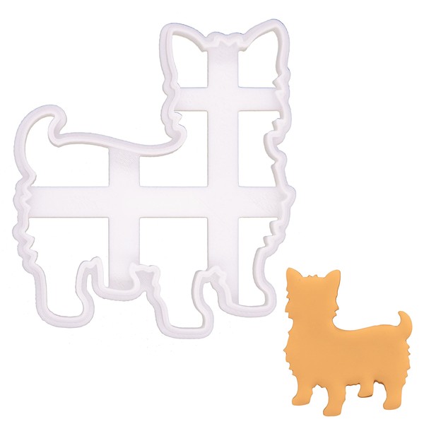 Yorkshire Terrier Outline Cookie Cutter, 1 Piece - Bakerlogy