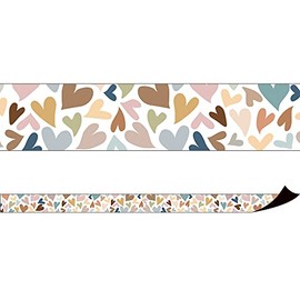 Teacher Created Resources Everyone is Welcome Hearts Magnetic Border
