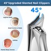 Nail Clippers for Seniors, Heavy Duty Ingrown Toenail Clippers with