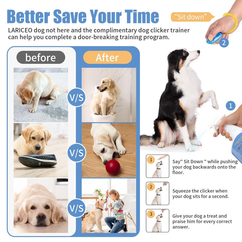 LARICEO 16.0oz Gentle Pet Training Solution for Dogs, Manages Urine