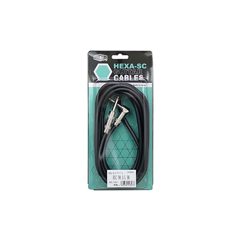 Hexa hekusa SC Guitar Cable HSC 5 m S/L Bk