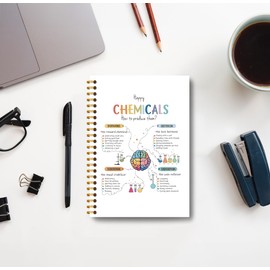 Guymn Mental Health Spiral Journal Notebook - Growth Mindset Notebook Spiral, Anti Anxiety Journaling Notebooks, Therapy Notebook with 164 Pages, Pretty Notebook 5.5×8.3