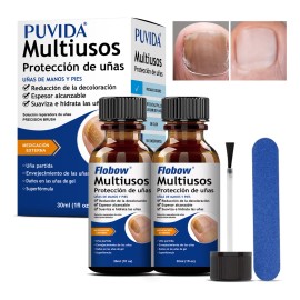 Kit 2 Uñas Hongo Líquido-inhibición 99% Hongos 30ml*2
