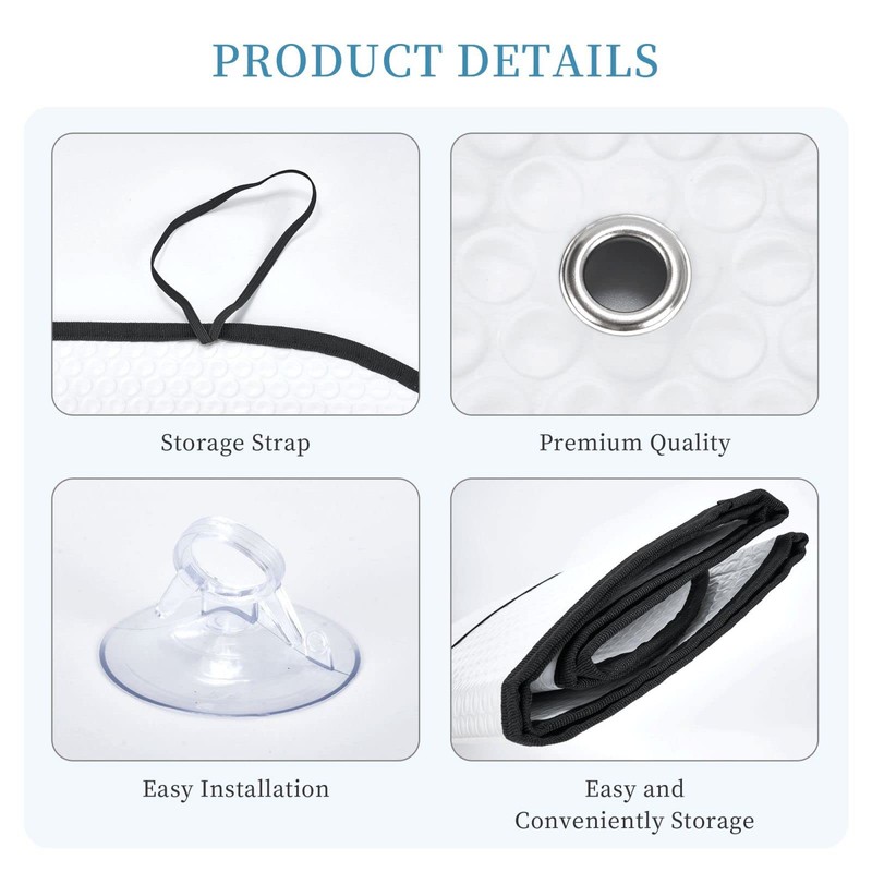 Dujiea Car Front Window Sunshade, Funny Driving Bear Foldable Auto