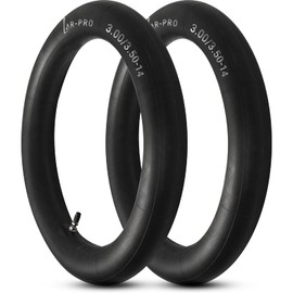 AR-PRO (2-Pack) 3.00/3.50-14 90/100-14 Dirt Bike Inner Tubes with TR4 Straight Valve, Replacement Heavy Duty Inner Tube for 3.50-14, 3.00-14, 80/100-14, 90/100-14 Dirt Pit Bike Tires