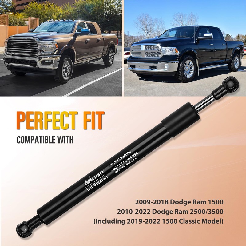 Nilight Truck Tailgate Assist, Tail Gate Lift Assist Shock Kit