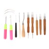 12pcs Dreadlocks Tool Set Dreadlocks Crochet Hook Hair Locking Tool