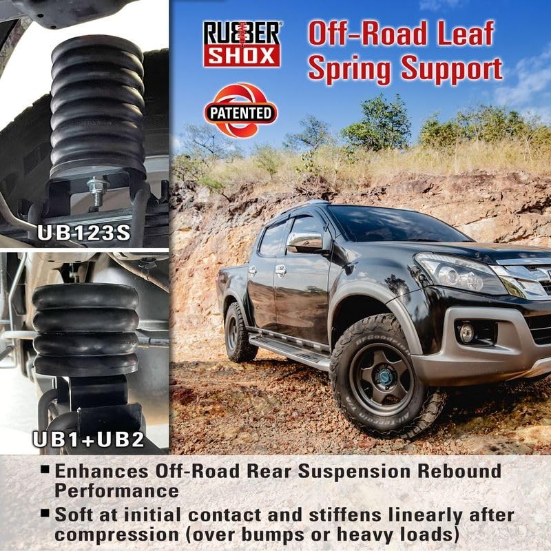 RubberShox RubberShox Modular Universal Rubber Front Rear Bump Stops for