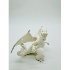 3D Printed Charizard All White Toy Desk Home Decor Gift Adult Kids Holiday Gift For Him