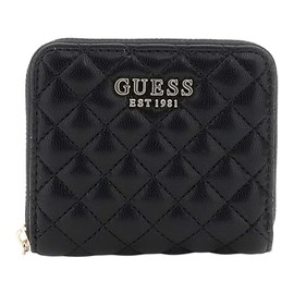 GUESS Eco Rianee SLG Zip Around Wallet S Black, black