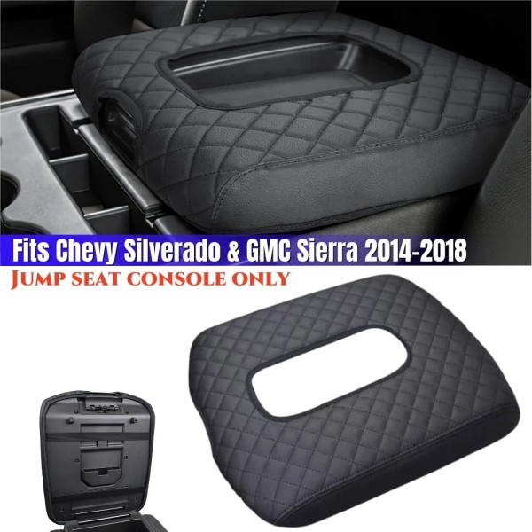Unbranded For 2014-2018 GMC Sierra Jump Seat Center Console Lid