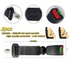 2 Pcs Mens Seat Belt Buttons Replacement, Button for Repair,