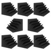 JBER 8 Pack Acoustic Foam Bass Trap Studio Foam 12"