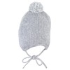Sterntaler Unisex Children's Ocs Knitted Hat, Silver melange