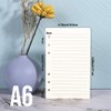 Purture Refill Lined Paper, Leather Journal Refills Lined, 6-Holes Inserts