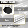 X AUTOHAUX 2pcs Straight 2.25" OD 30" Length DIY Custom