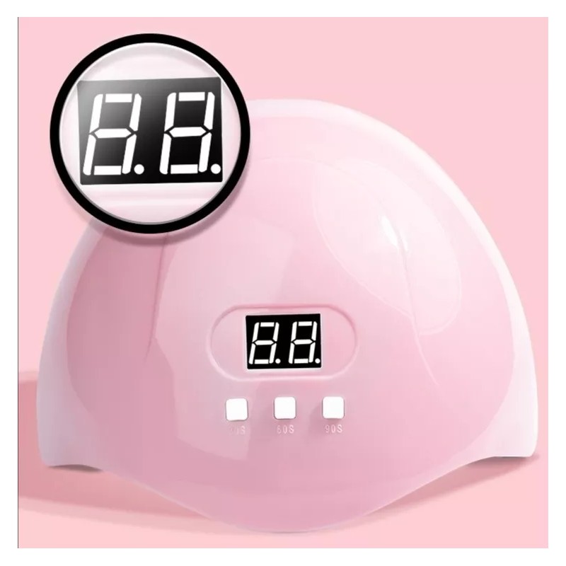 Yuqing Lámpara Para Uña Led Uv Digital Display Temporizador 54w