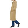 Tankaneo Womens Trench Coats Single Breasted Long Windproof Overcoat with