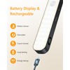 Ferswe Closet Lights Rechargeable, Battery Level Display, Dimmable Battery Powered