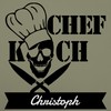 Geschenk mit Namen personalisiert by Shirtracer - Apron - Chefchef