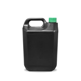 Lubrisolve 5 Litres HDPE Jerrycan and Tamper Evident Cap (38mm) – Black Large Water Bottle Storage Container