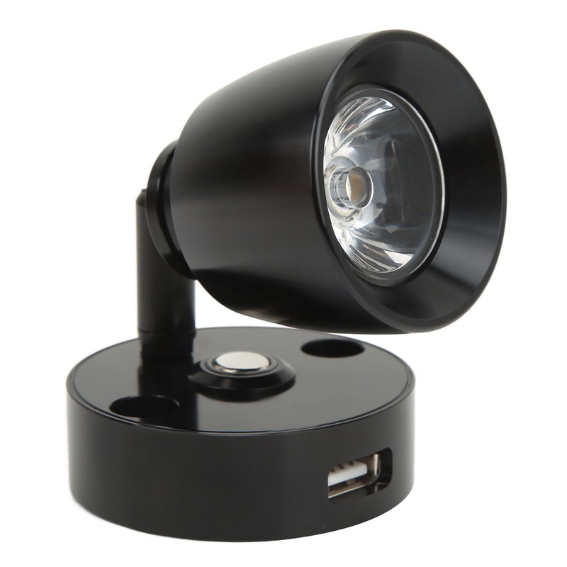 RV LED Reading Light Press Dimming Switch USB Port Wall