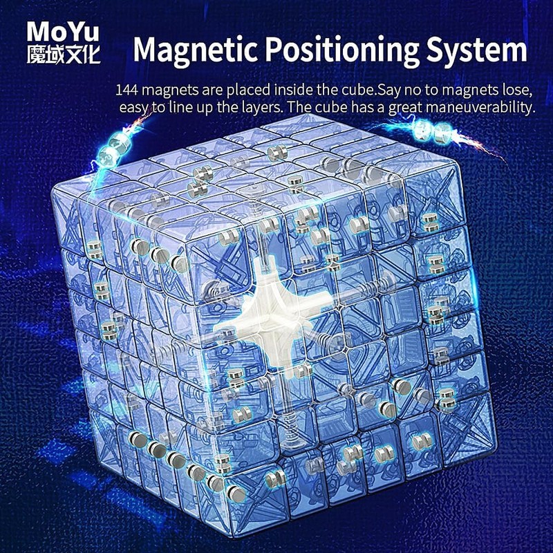 XMDCuber Moyu Meilong 6M V2 Magnetic Speed Cube 6 x