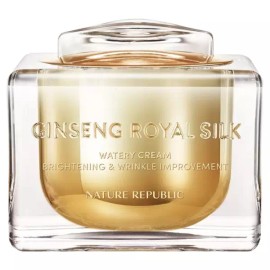 Nature Republic 네이처리퍼블릭 진생 로얄 실크 워터리 크림 60g 1개 Nature Republic Ginseng Royal Silk Watery Cream 60g 1 piece