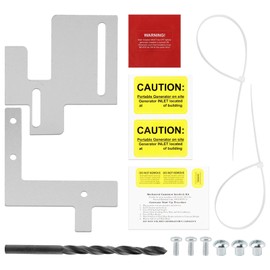 Generator Interlock Kit,200 Amp Breaker Panel,Home Hardware Generator Interlock Kit,1 1/4 to 1 7/16 Inches Spacing Between Main and Generator Breaker(1/4-1 7/16 inches)