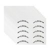 Lock/Unlock Directional Self-Adhesive Stickers, 100Pcs Transparent Labels with Strong Adhesive