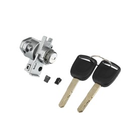 RATCHROLL 1 Set Door Lock Cylinder Set Kit with 2 Keys for Honda Accord 2008-2012 LH Front Left Driver Side Door Lock Set Tumbler with Key 72185-TA0-A01 72185TA0A01 Replacement Car Parts