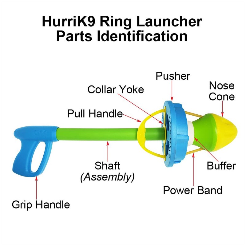HurriK9 - Flying Ring Launcher - Replacement Part - Pull