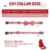 Campsis 2PCS Cat Collars with Bowtie Breakaway Cat Collar with