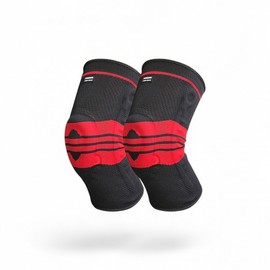 Sunbird Red Cushioned Knee Brace for Daily Exercise and Joint Comfort Medium
