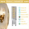 G9 LED Bulbs,6 Watt (60W Equivalent) 120V Non-dimmable No Flicker,