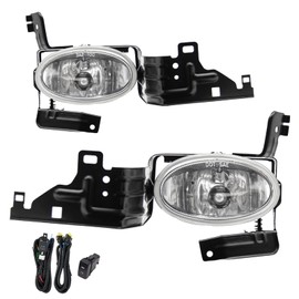 ENERBITIOUS Fog Lights Lamps Replacement for 2011 2012 Honda Accord Fog Light Assembly Compatible with H11 12V 55W Bulbs, Switch and Wiring Kit