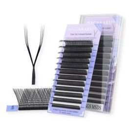 Nagaraku Extensiones De Pestañas Triple Y, Mix Y Por Medida